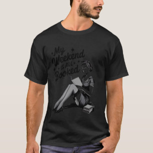 Vintage Mein Wochenende ist komplett gebucht Büche T-Shirt