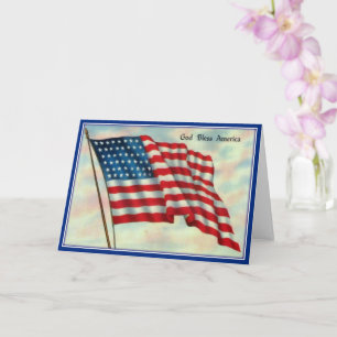 Vintage Memorial Day Grußkarte Karte