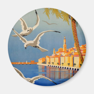 Vintage Menton Côte d'Azur Magnet