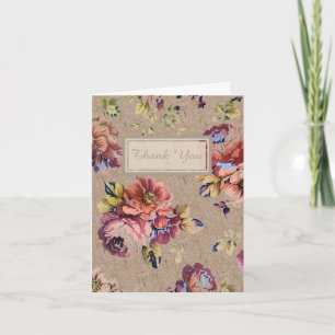 Vintage Merci Floral Rustique