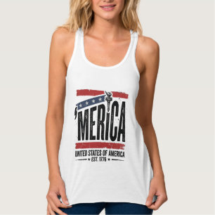 Vintage Merica Patriotisches abgenutztes Shirts De