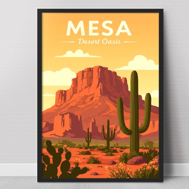 Vintage Mesa Arizona Poster (Von Creator hochgeladen)