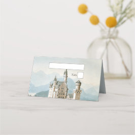 Vintage Messe Burg Rustikale Waldhochzeit Platzkarte