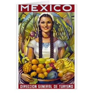 Vintage Mexique Travel Tourisme Publicité
