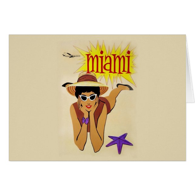 Vintage Miami Beach (Devant horizontal)