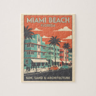 Vintage Miami Beach Florida Art Deco Reise