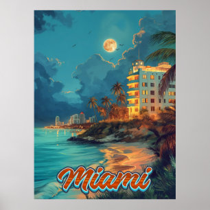 Vintage Miami Poster