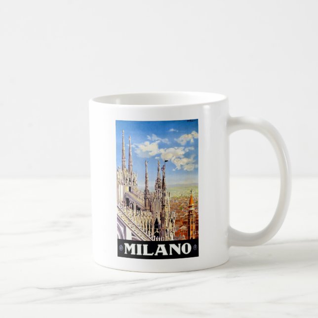 Vintage Milano Travel Kaffeetasse (Rechts)