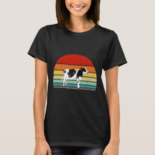 Vintage Milchkühe Lover Retro Style Tier Niedlich T-Shirt