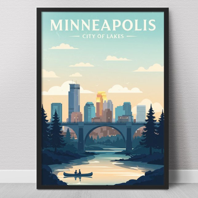 Vintage Minneapolis Poster (Von Creator hochgeladen)