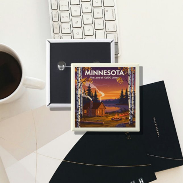Vintage Minnesota Button (Von Creator hochgeladen)