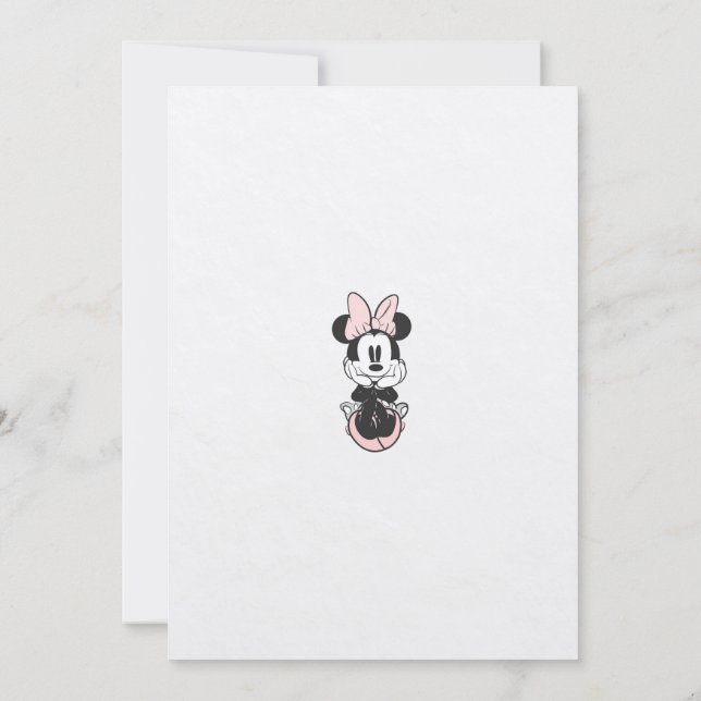 Vintage Minnie Mouse invitation fancy (Dos)