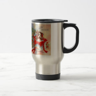 Vintage Mitte- des Jahrhundertsschöner Reisebecher