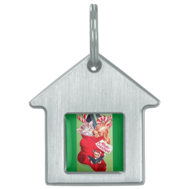 Vintage Mitte- des Jahrhundertsschönes Tiermarke (Vorderseite)