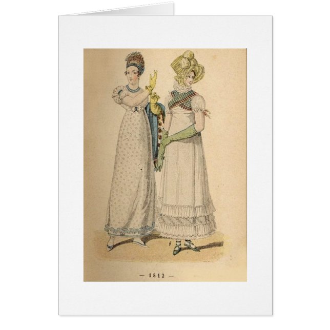 Vintage Mode 1812 (Leere Innenseite), (Vorne)
