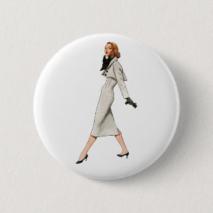 Vintage-Mode-Bildschaltfläche Button