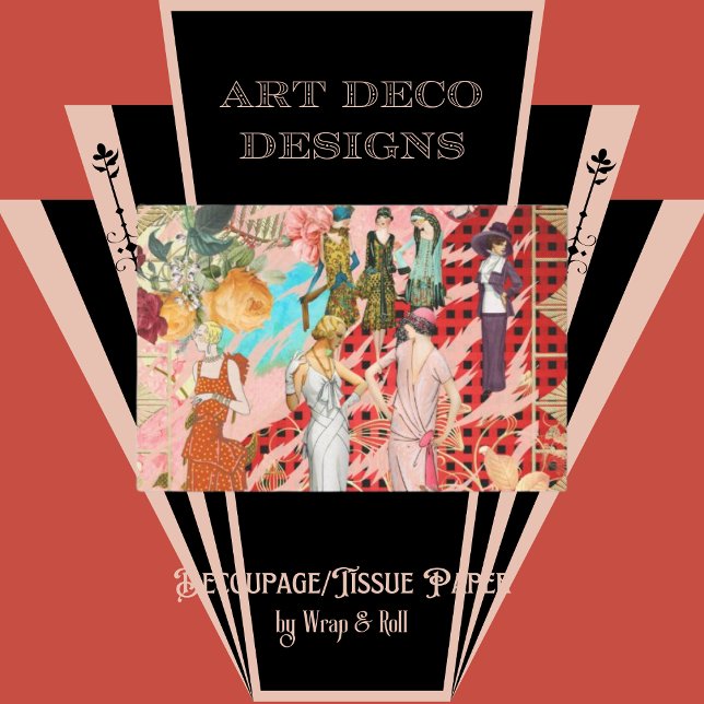 Vintage Mode-Dekoupage Seidenpapier (Von Creator hochgeladen)