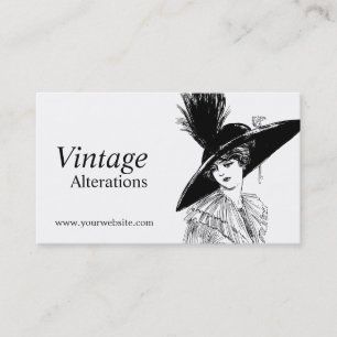Vintage Mode-Designer-Veränderung - Nahkampf Visitenkarte