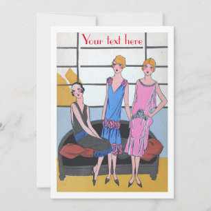 Vintage Mode Einladung