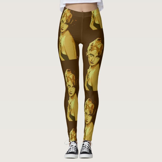 Vintage Mode-Leggings Leggings (Vorderseite)