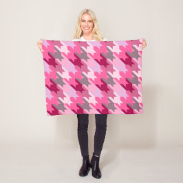 Vintage Mode - Muster Moderner Frühling Fleecedecke