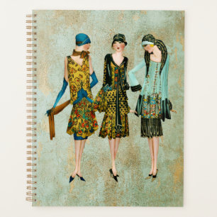 Vintage Modeillustration aus den 1930er Jahren Planer