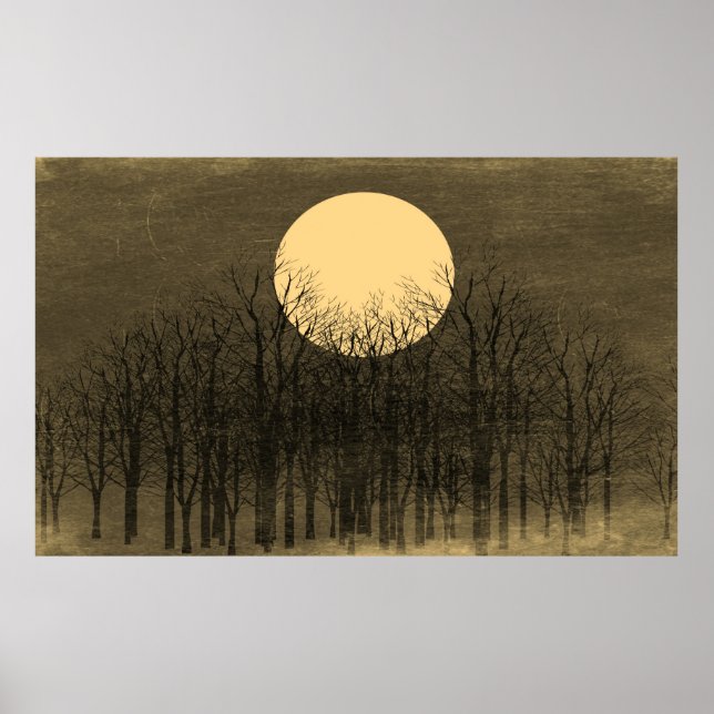 Vintage Modemnacht #4 Poster (Vorne)