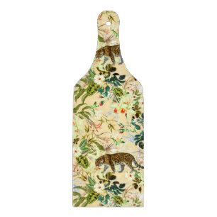 Vintage moderne Blume Dschungel Tropical Schneidebrett