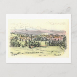 Vintage Moffat von Coates Hill, Schottland, Postkarte