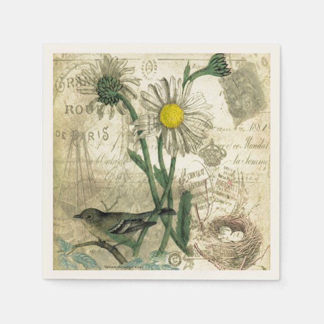 Vintage Molkereien Serviette (Vorderseite)