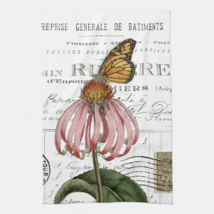 Vintage Monarch Papillon de cuisine serviette à ma