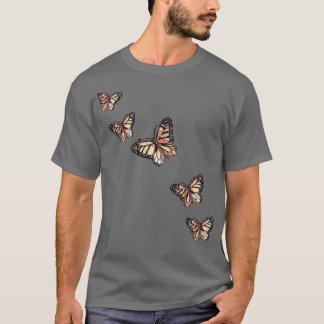 Vintage Monarchschmetterlinge T-Shirt