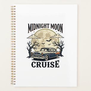 Vintage Mond Auto Gothic Klassiker Halloween Dekor Planer