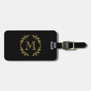 Vintage Monogramm Gepäckanhänger