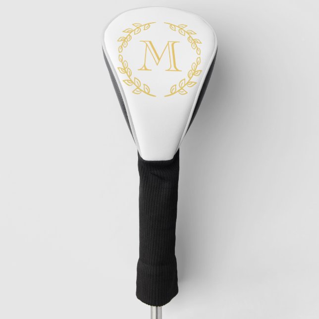 Vintage Monogramm Golf Headcover (Vorderseite)