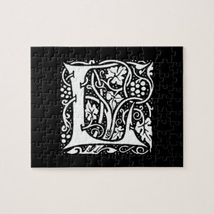 Vintage Monogramm L Art Nouveau