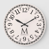 Vintage Monogramm Rosa