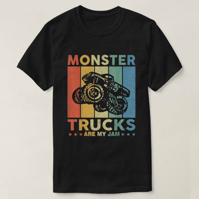 Vintage Monster Truck Are T-Shirt (Design vorne)