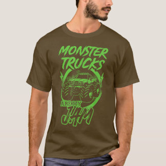Vintage Monster Trucks sind mein Jam Kundgebung Kl T-Shirt