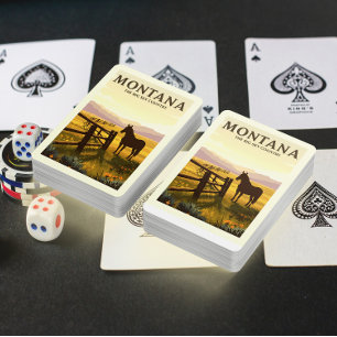 Vintage Montana Spielkarten