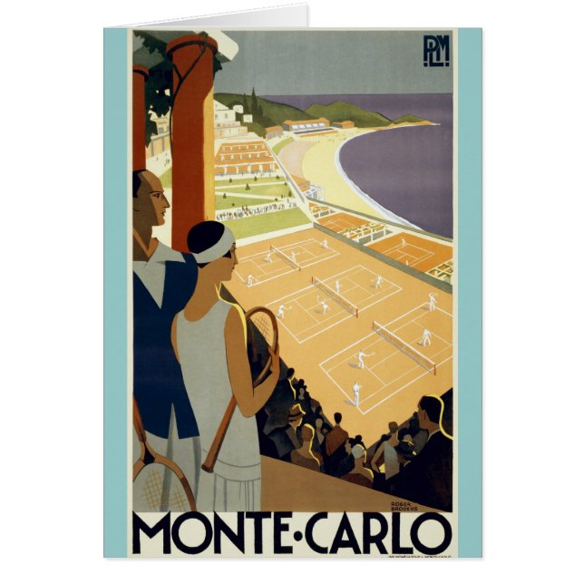 Vintage Monte Carlo Monaco Reise (Vorne)