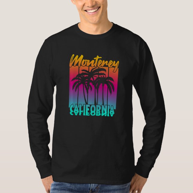 Vintage Monterey California   T-Shirt (Vorderseite)
