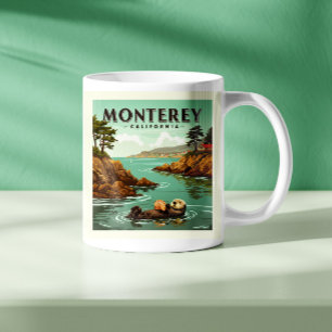 Vintage Monterey Kalifornien Kaffeetasse