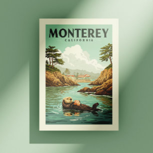 Vintage Monterey Kalifornien Postkarte