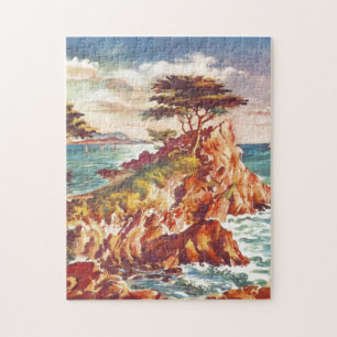 Vintage-Monterey-Küste kalifornischer Tourismus US