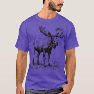 Vintage Moose Wildlife TShirt