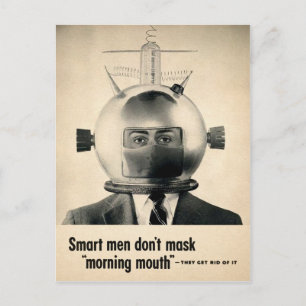 Vintage Morning Mouth Werbepostkarte Postkarte
