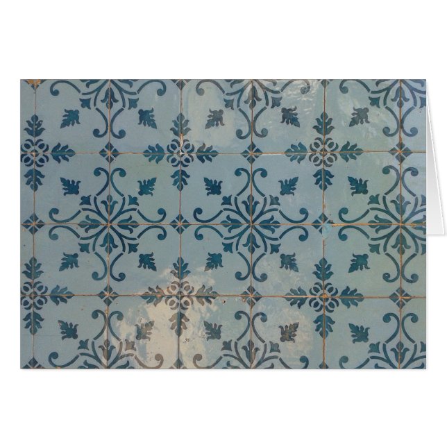 Vintage Mosaiken Portugals (Vorderseite (Horizontal))