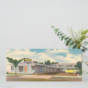 Vintage-Motel, Golden West Lodge Hotel mit Palmen