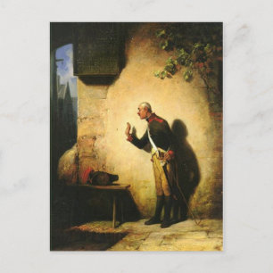 Vintage Motive - Fliegenklatsche - Spitzweg Postka Postkarte